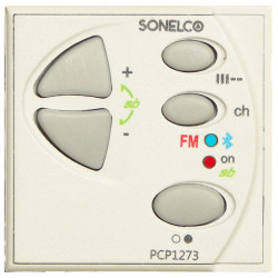 PCP1273-01 -Bedienung mit Bluetooth-Gerät - 2 x 1,5 W - Weiß