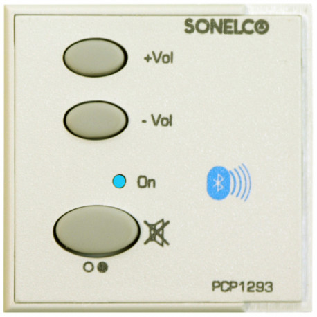 PCP1293-01 - Bedienung mit Bluetooth-Gerät - 2 x 1,5 W - Spannungsversorgung diekt von Netz 230 V - Weiß